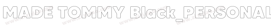 MADE TOMMY Black_PERSONAL USE字体转换